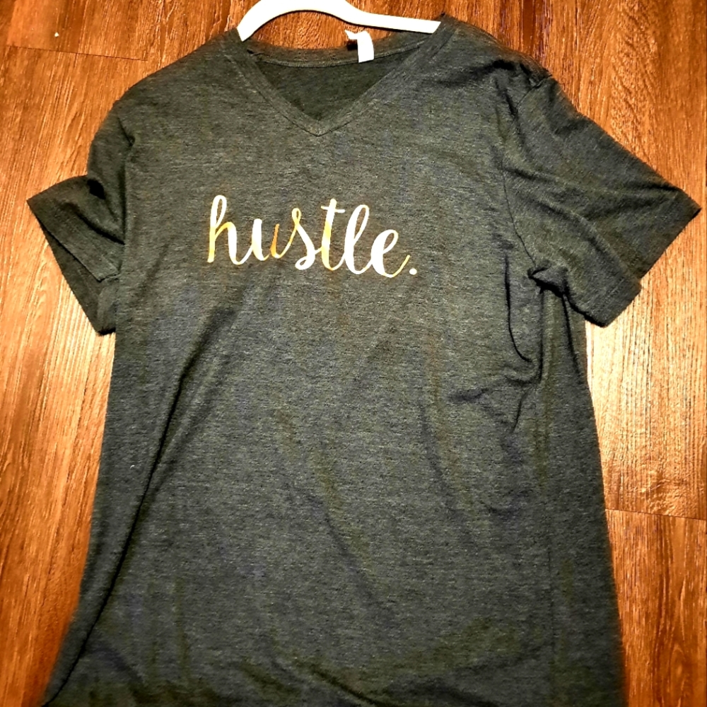 Bella Canvas, Large, Charcoal Gray, Cotton Tshirt.